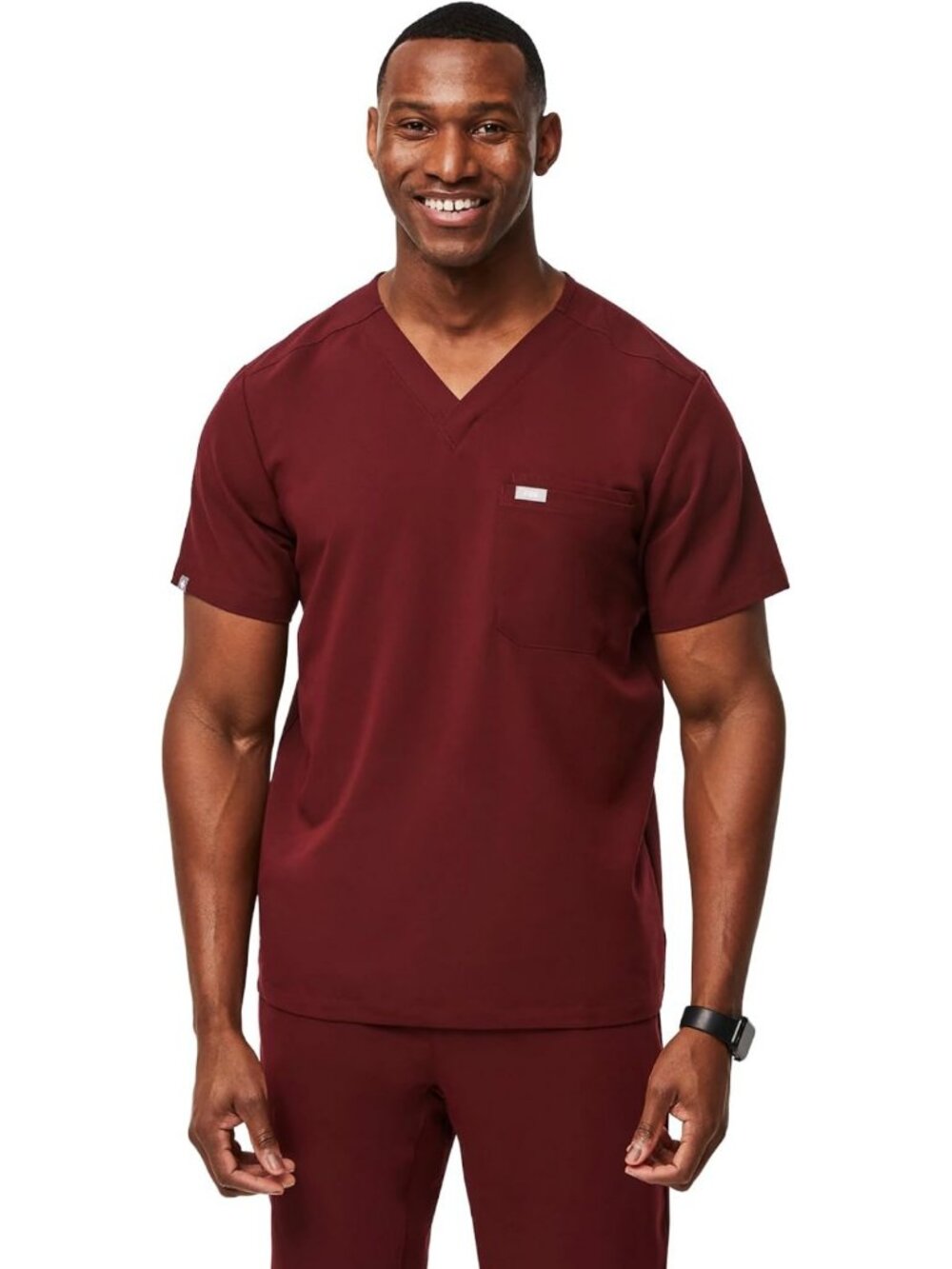 Men's Leon Scrub Top - Comfortable, Stylish Medical Uniform, Perfect for